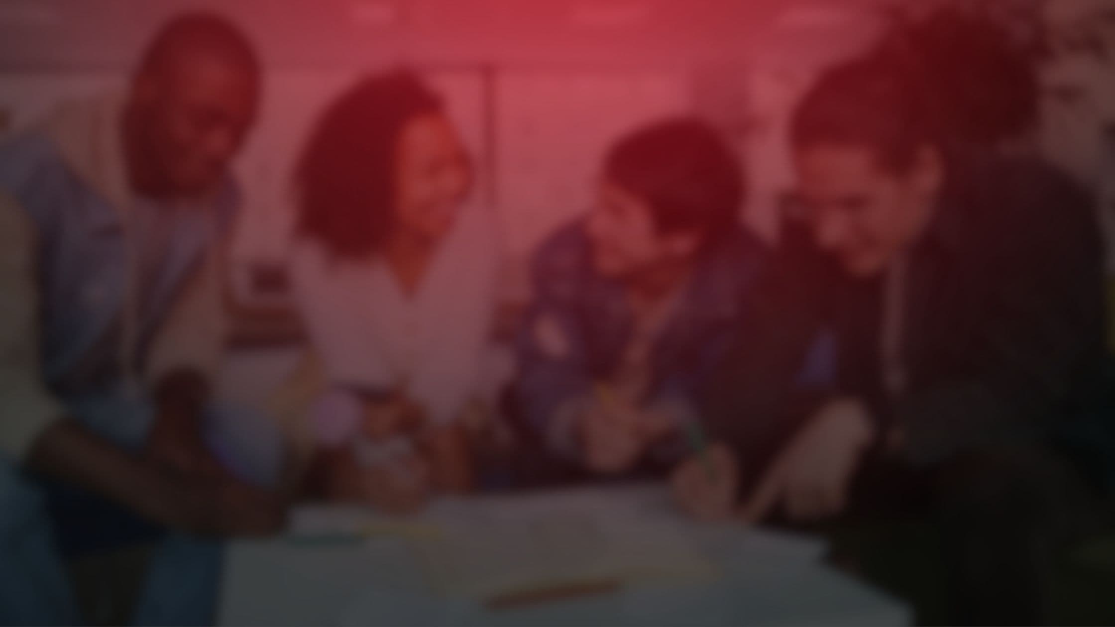 Support team collaborating